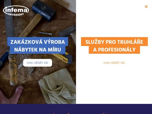výroba, dodávka a montáž nábytku, kuchyní a vestavěných skříní na míru. prodej laminodesek, formátování a olepování hran.