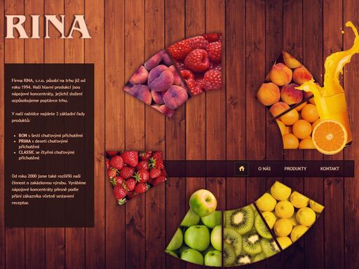 sirupy,nápojové koncentráty,sirup naše firma rina, s. r. o. vyrábí originální nápojové koncentráty. vyrábíme sirupy různých příchutí z prvotřídních surovin.