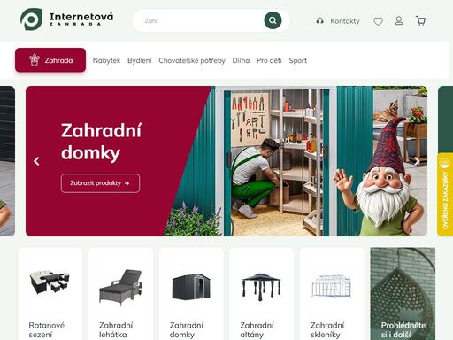 internetová zahrada vám přináší široký sortiment kvalitního zahradního nábytku a stylových doplňků. zařiďte si dokonalé místo pro odpočinek nebo zábavu.