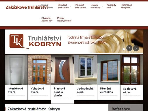 zakázkové truhlářství liberec, plastová okna a dveře, eurookna