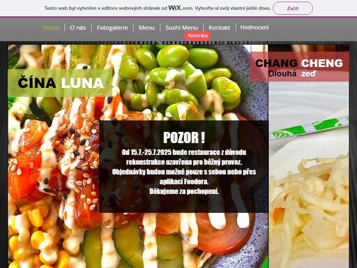 čínská restaurace v mostě v objektu luna most, čsl. armády 1831. nabízíme výhodné obědové menu již od 56 kč. objednávky přijímáme i telefonem. 