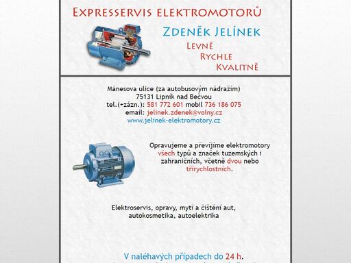 elektroservis, opravy, mytí a čištění aut, autokosmetika, autoelektrika