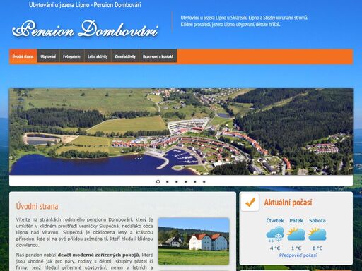 penzion dombovári nabízí ubytování na lipně, nedaleko stezky korunami stromů.
