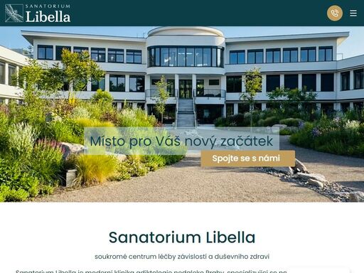 moderní léčebné zařízení nedaleko prahy zaměřené na adiktologii a psychoterapii. individuální přístup - špičková péče - bezpečné prostředí.