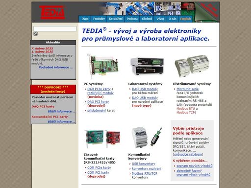 vývoj a výroba měřicí, laboratorní a průmyslové elektroniky. manufacturing of measuring, laboratory and industrial electronics. custom-made development.