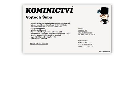kominictví šuba