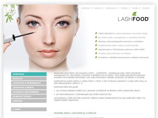 sérum na řasy lashfood jb cosmetics. sérum na růst řas. péče o vlastní řasy a obočí, kondicionéry na přírodní řasy lashfood