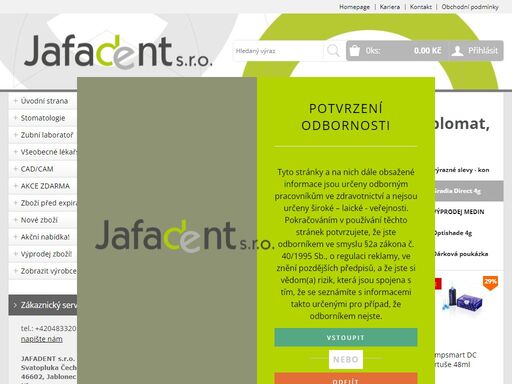 zubní laboratoř, stomatologická ordinace, zdravotnické zařízení, spotřební materiál, dentální depo