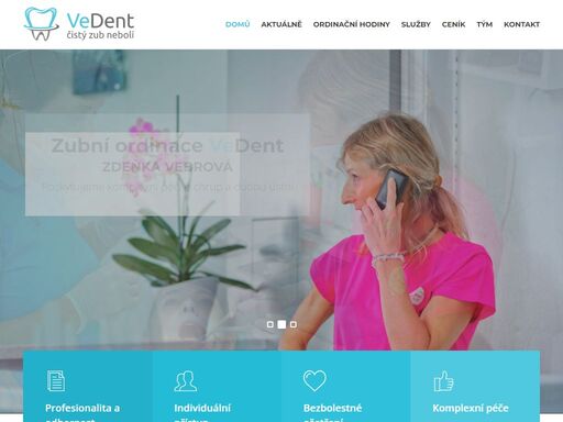 zdravý zub nebolí - klíčem je správná dentální hygiena a pravidelné preventivní prohlídky.