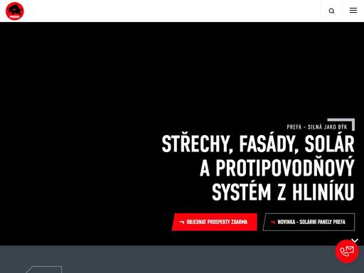 prefa – střecha silná jako býk! vysoce kvalitní, téměř bezúdržbové výrobky z hliníku pro střechu, solár, fasádu a protipovodňovou ochranu se 40 lety záruky.