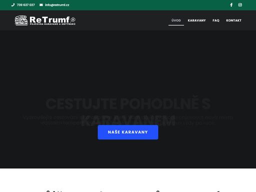 půjčovna karavanů retrumf nabízí moderně vybavené obytné vozy pro pohodlné cestování.