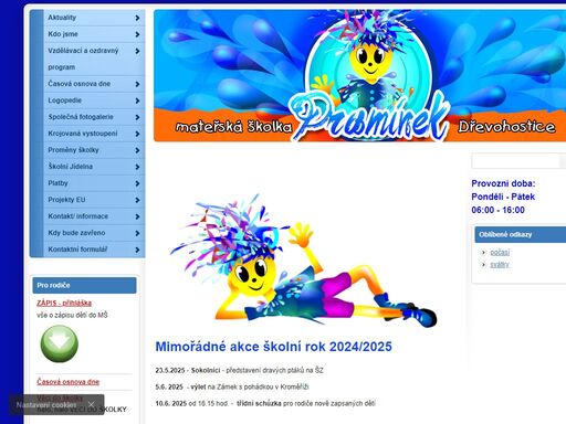 mateřská škola pramínek - dřevohostice