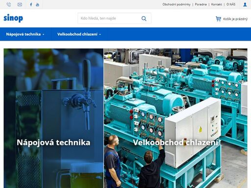 sinop cb a.s. dopřejte si pohodlí doma i v kanceláři! chladící výčepní zařízení pro ochlazení těla a klimatizace pro ochlazení vzduchu. stačí si vybrat!