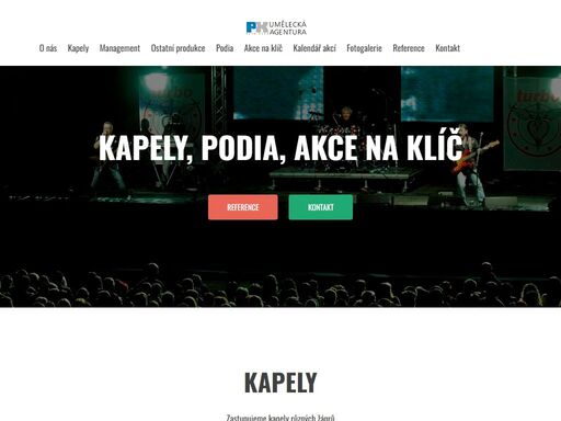 oficiální stránky umělecké agentury petr klér.