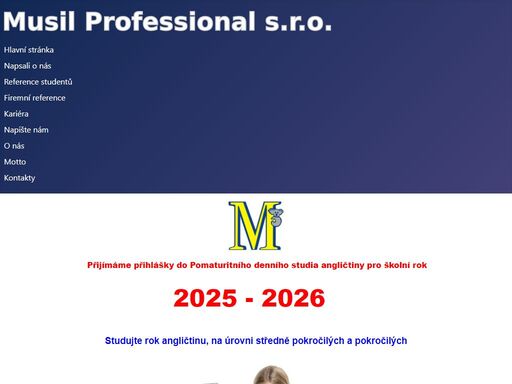 musil professional s.r.o., soukromý vzdělávací institut