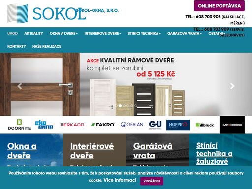 sokol okna břeclav - plastová okna, dveře, garážová vrata, žaluzie