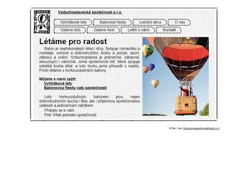 lety balonen a balonové fiesty.