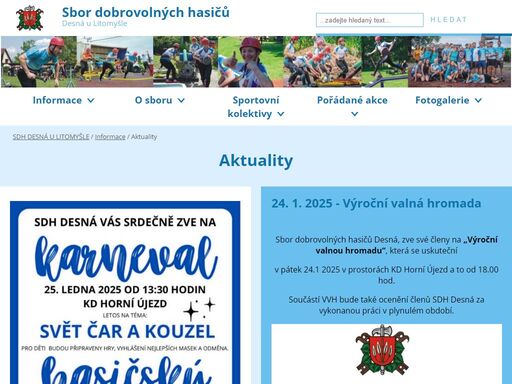 sdh desná u litomyšle