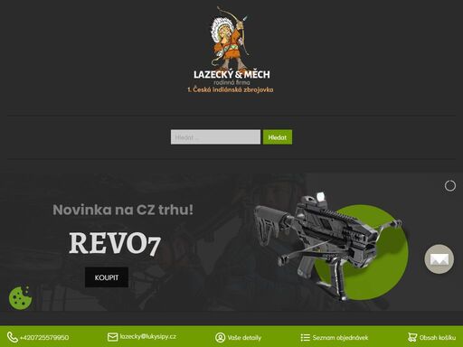výroba dřevěných luků a šípů. prodej reflexních, dlouhých či kladkových luků, kuší a veškerého vybavení lukostřelce.