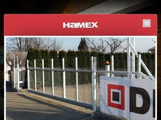 hamex s.r.o. - zámečnické práce, obrábění kovů, brány a vrata
