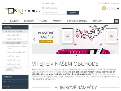 vítejte v našem obchodě. připravili jsme pro vás novou verzi eshopu a věříme, že pro naše stávající i nové zákazníky bude uživatelsky přívětivější a přehlednější. stávajícím zákazníky bychom rádi upozornili, že při přihlášení ke svému účtu bude potřeba aby si obnovili heslo. zároveň rovnou prosíme o kontrolu vašich…
