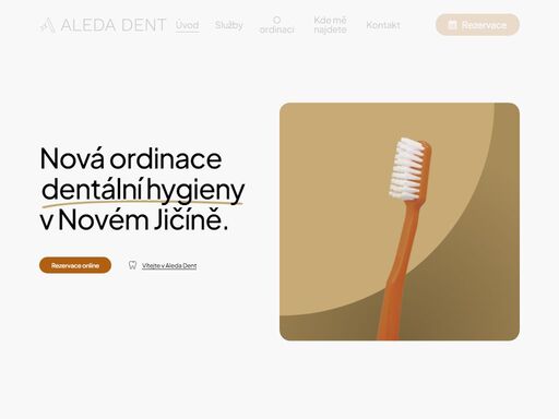 v ordinaci aleda dent (nový jičín) se zaměřuji na služby dentální hygieny. mým cílem je skutečné zlepšení stavu vašich zubů a dásní.