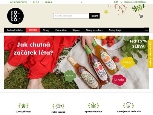koldokol -  eshop rodinné firmy z bílých karpat.  
 
 
máte zájem o velkoobchodní spolupráci?
nosíte v hlavě skvělý nápad, ale nemá vám ho kdo vyrobit?
 
rádi byste zařadili do svého sortimentu naše produkty? nebo vás spíš láká nabízet originální šťavnaté výrobky pod vaší privátní značkou a v designu, který bude…