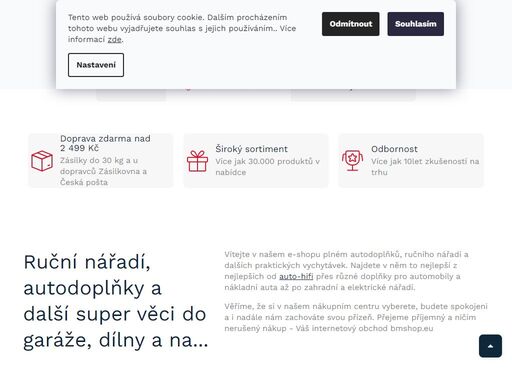 ruční nářadí, autodoplňky a další super věci do garáže, dílny a na stavbu. vítejte v našem e-shopu plném autodoplňků, ručního nářadí a dalších praktických vychytávek. najdete v něm to nejlepší z nejlepších od auto-hifi přes různé doplňky pro automobily a nákladní auta až po zahradní a elektrické nářadí.
věříme, že si…