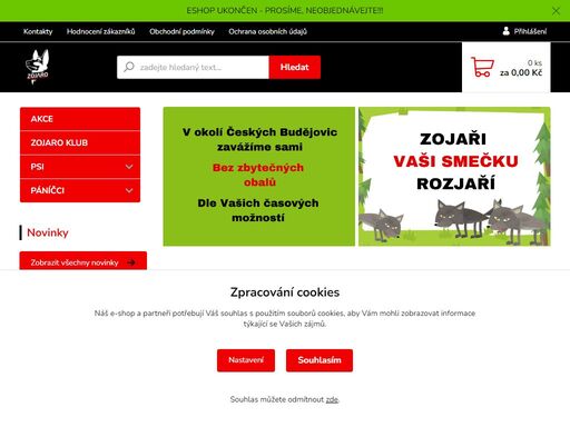 zojaři vaši smečku rozjaří