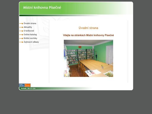 místní knihovna písečné