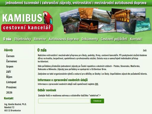 kamibus - autobusová doprava, jednodenní zájezdy po české republice, slovensku, polsku, rakousku, německu a maďarsku