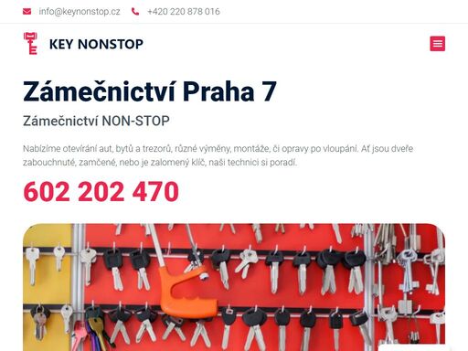 non-stop zámečnictví praha 7, otevírání dveří, aut, trezorů. zámečnická pohotovost. neváhejte volat kdykoliv, jsme tu stále pro vás.