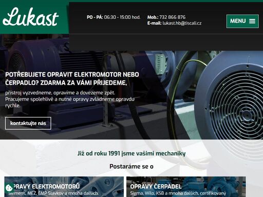 spolehlivě opravíme vaše čerpadlo nebo elektromotor. zdarma za vámi přijedeme, přístroj vyzvedneme a opravený dovezeme zpět. zjistěte víc. 