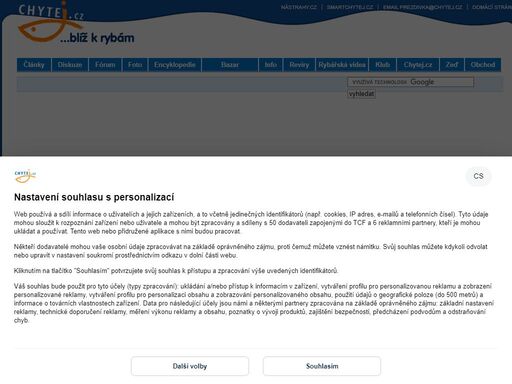 chytej.cz - internetový portál pro rybáře
