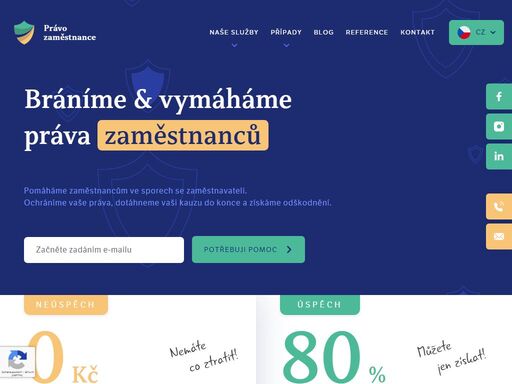 pomáháme zaměstnancům ve sporech se zaměstnavateli. ochráníme vaše práva. náklady a poplatky vás nemusí trápit. potřebujete pomoct?