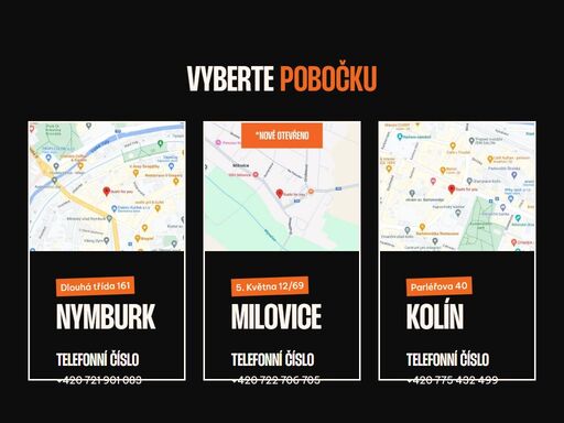 vyberte si jednu ze dvou poboček. navštivte sushi for you v nymburce nebo kolíně a ochutnejte ty nejlepší japonské speciality.