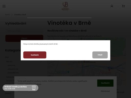 vinotéka v brně, vinařství bukovský