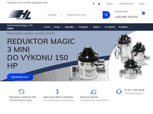 hl propan s.r.o. - specialista na lpg komponenty a přestavby aut na lpg