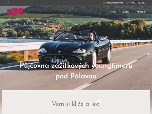 před dvaceti lety ta nejlepší věta, co mi kdo mohl říct. v té době se rodila auta, co mi dodnes nedají spát. propadl jsem kouzlu youngtimerů a plním si své klukovské sny.