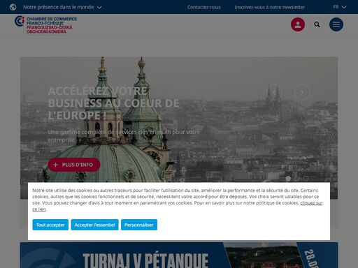l'équipe cci france république tcheque vous accompagne dans votre projet d'import ou d'export en république tcheque : recrutement, création d'entreprise, prospection, location de bureaux.