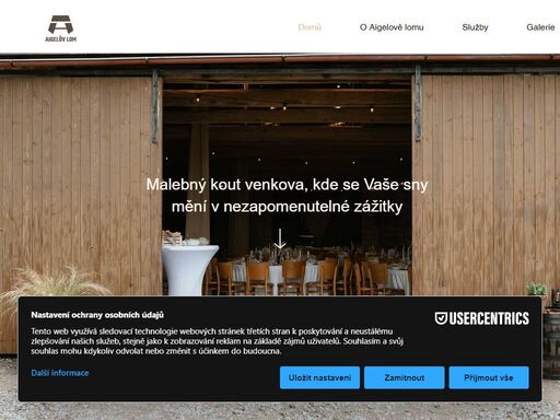 aigelův lom pronájem pro svatby a oslavy. netradiční místo pro romantickou svatbu v přírodě nebo pro oslavu v klidném lomu v soukromí.