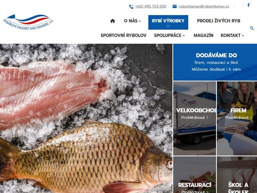 rybářství chlumec nad cidlinou – české ryby a rybí výrobky v nejvyšší kvalitě. s láskou k přírodě a poctivé tradici předků z 15. století
