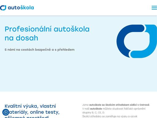 jsme autoškola se školícím střediskem sídlící v ostravě. v naší autoškole můžete studovat řidičské oprávnění skupiny b, c, ce, d.