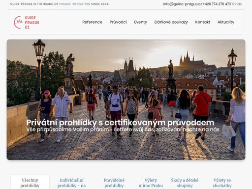 guide prague.cz : authorized guides of prague - directory of licensed tourist guides guiding in the czech capital in various languages. find your private guide and links to practical information, museums, sightseeing and walking tours.