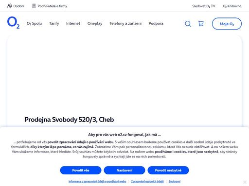 prodejna cheb - svobody 520/3. o2 služby, telefony, zařízení a příslušenství nebo profesionální podpora a spoustu dalšího, to nabízejí všechny naše značkové prodejny.