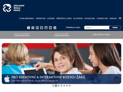 jsme základní škola prigo v ostravě a děti se mohou u nás těšit na přítelské a rodinné prostředí i individuální přístup. rozvíjíme schopnosti nadaných dětí a připravujeme je na život, jaký bude.