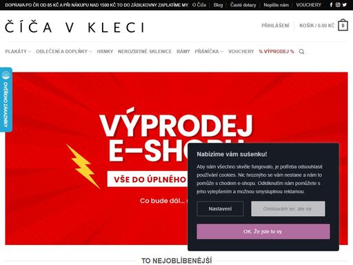 a také trička, plátěné tašky a vaky na záda s naší první originální hláškou a typickým designem jsem princezna! vole. pro váš lepší život :)