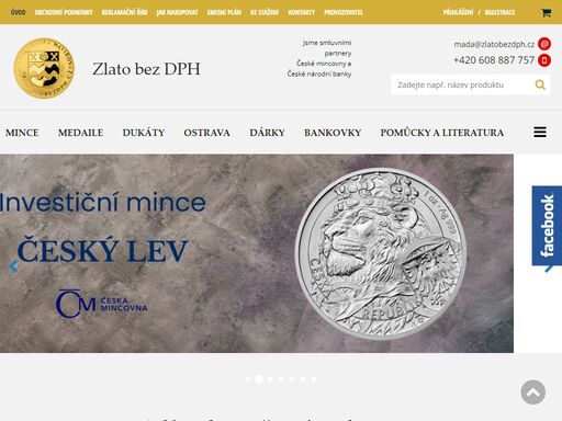 nabízíme širokou nabídku investičního zlata, mincí, slitků a zlatých, stříbrných nebo mosazných medailí. zboží zasíláme poštou nebo si jej můžete zdarma vyzvednout.