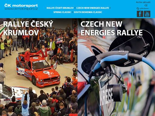rozcestník na všechny projekty pořádané čk motorsport s.r.o.