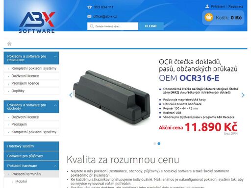 hledáte spolehlivý pokladní systém, pokladnu nebo pokladní příslušenství za příznivou cenu? pak jste tady správně. mame řešení pro každého.